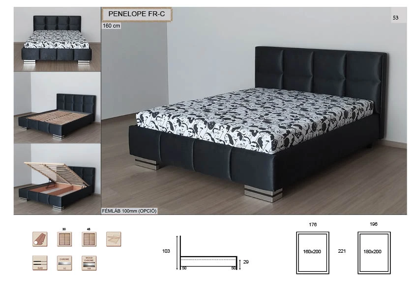 Penelope franciaágy - 10